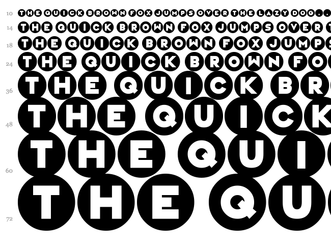 Magic Marbles font waterfall